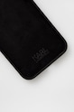 Karl Lagerfeld Etui na telefon iPhone 12/12 Pro KLHCP12MSLFKBK KLHCP12MSLFKBK czarny AA00