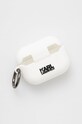 Karl Lagerfeld Pokrowiec na Airpods Pro KLACAPSILGLWH KLACAPSILGLWH biały AA00
