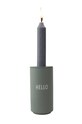 Design Letters - Διακοσμητικό βάζο 10101005GREENHELLO πράσινο AA00