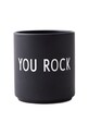 Design Letters - Ceasca negru 10101002BKYOUROCK