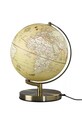 Wild&Wolf globus podświetlany Vintage beżowy WWL092