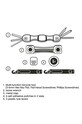 Gentlemen's Hardware niezbędnik rowerzysty szary GEN333