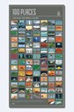 DOIY plakat 100 Places You Must Visit Before You Die DYPOSTPLE zielony AA00
