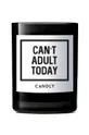 чорний Candly - Ароматична соєва свічка Can't adult today 250 g Unisex