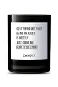črna Candly dišeča sojina sveča Unisex