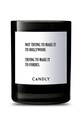 Candly - Mirisna svijeća od sojinog voska Not Trying to Make It to Hollywood crna No2NTT