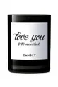 чёрный Candly - Ароматическая соевая свеча Love you to the moon and back 250 g Unisex