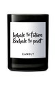 Candly - Αρωματικό κερί σόγιας Inhale the future/Exhale the past μαύρο No11ITF