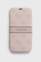 Кейс за телефон Guess iPhone 13 Pro за телефон розов GUBKP13L4GDPI
