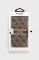 Akcesoria Guess Etui na telefon iPhone 13 GUBKP13M4GDBR brązowy