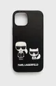 μαύρο Θήκη κινητού Karl Lagerfeld iPhone 13 Mini Unisex