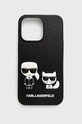 Θήκη κινητού Karl Lagerfeld iPhone 13 Pro για τηλέφωνο μαύρο KLHCP13LPCUSKCBK