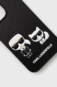 Θήκη κινητού Karl Lagerfeld iPhone 13 Pro KLHCP13LPCUSKCBK μαύρο AA00