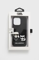 Αξεσουάρ Θήκη κινητού Karl Lagerfeld iPhone 13 Pro KLHCP13LPCUSKCBK μαύρο