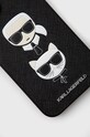 Karl Lagerfeld husă pentru telefon KLHCP13XSAKICKCBK negru AA00