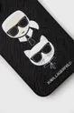 Karl Lagerfeld Etui na telefon iPhone 13 Pro Max KLHCP13XSAKICKCBK czarny