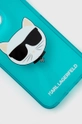 Karl Lagerfeld Etui na telefon iPhone 13 Pro KLHCP13LCHTRB Materiał syntetyczny