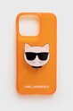 Чохол на телефон Karl Lagerfeld для телефону помаранчевий KLHCP13LCHTRO