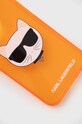 Чохол на телефон Karl Lagerfeld KLHCP13LCHTRO помаранчевий AA00