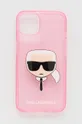ροζ Θήκη κινητού Karl Lagerfeld iPhone 13 Unisex