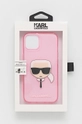 Θήκη κινητού Karl Lagerfeld iPhone 13  Συνθετικό ύφασμα