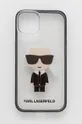 transparentny Karl Lagerfeld Etui na telefon iPhone 13 KLHCP13MHIKCK Unisex
