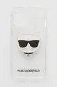 transparentny Karl Lagerfeld Etui na telefon iPhone 13 KLHCP13MCTR Unisex