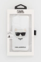 Karl Lagerfeld Etui na telefon iPhone 13 KLHCP13MCTR Materiał syntetyczny