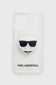 διαφανή Θήκη κινητού Karl Lagerfeld iPhone 13 Mini Unisex