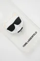 Karl Lagerfeld Etui na telefon iPhone 13 Mini KLHCP13SCTR transparentny