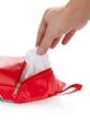Balvi - geantă pentru pungi de plastic și fișe rosu 26230