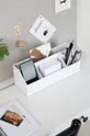 bela Bigso Box of Sweden organizator za pisalno mizo Elisa