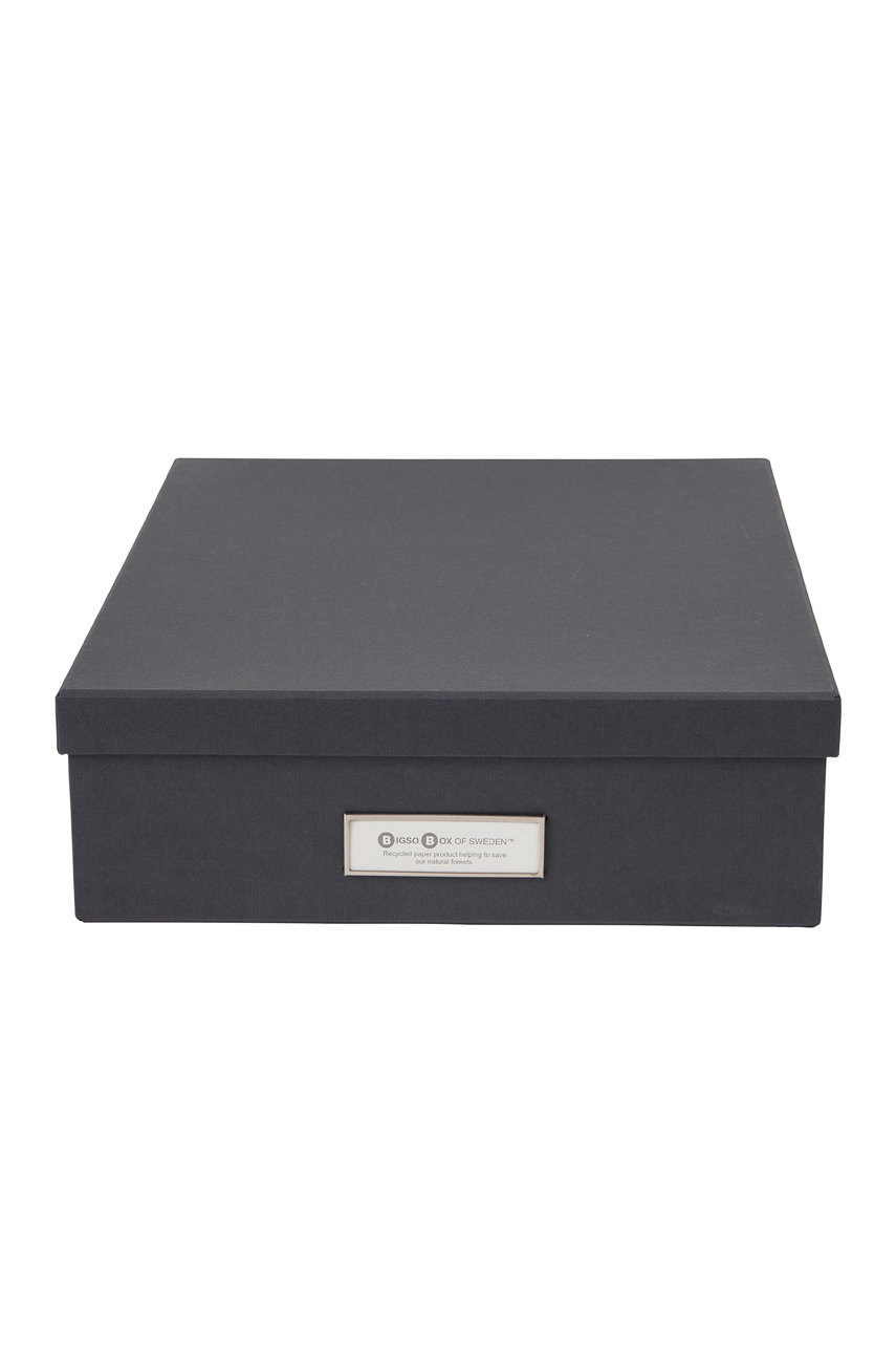 Bigso Box of Sweden - cutie de depozitare Oskar gri
