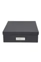Bigso Box of Sweden - Úložná krabica Oskar sivá