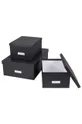Bigso Box of Sweden Набір коробок для зберігання Inge (3-pack) сірий