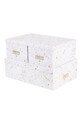 Bigso Box of Sweden zestaw pudełek do przechowywania Inge (3-pack) żółty 811387762