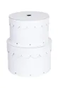 λευκό Bigso Box of Sweden - σετ κουτιών αποθήκευσης Wilma (2-pack) Unisex