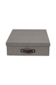 Bigso Box of Sweden ящик для хранения Oskar 9451C6449LEA648 серый AA00