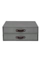 Bigso Box of Sweden Organizér Birger 9431C6449LEA648 šedá AA00