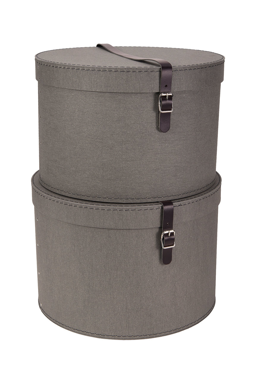 sivá Bigso Box of Sweden - Sada úložných krabíc Rut (2-pak) Unisex