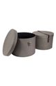 Living și dormitor Bigso Box of Sweden - set de cutii de depozitare Rut (2-pack) 5482C6449LEA648 gri
