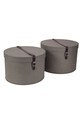 Bigso Box of Sweden - set de cutii de depozitare Rut (2-pack) gri 5482C6449LEA648