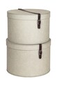 Bigso Box of Sweden Набір коробок для зберігання Rut (2-pack) бежевий 5482C5549LEA648