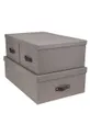 сірий Bigso Box of Sweden Набір коробок для зберігання Inge (3-pack) Unisex