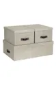 μπεζ Bigso Box of Sweden - σετ κουτιών αποθήκευσης Inge (3-pack) Unisex