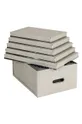 Bigso Box of Sweden - σετ κουτιών αποθήκευσης Joachim (5-pack) μπεζ