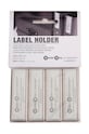 Bigso Box of Sweden набір вертикальних етикеток (4-pack) 0957SATX4 сірий AA00
