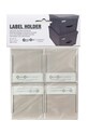 Bigso Box of Sweden набір етикеток (4-pack) 0955SATX4 сірий AA00