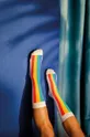 többszínű DOIY zokni Rainbow Cake Socks