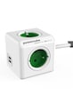 PowerCube Zásuvka PowerCube Extended USB 1,5 zelená 2402GN/FREUPC